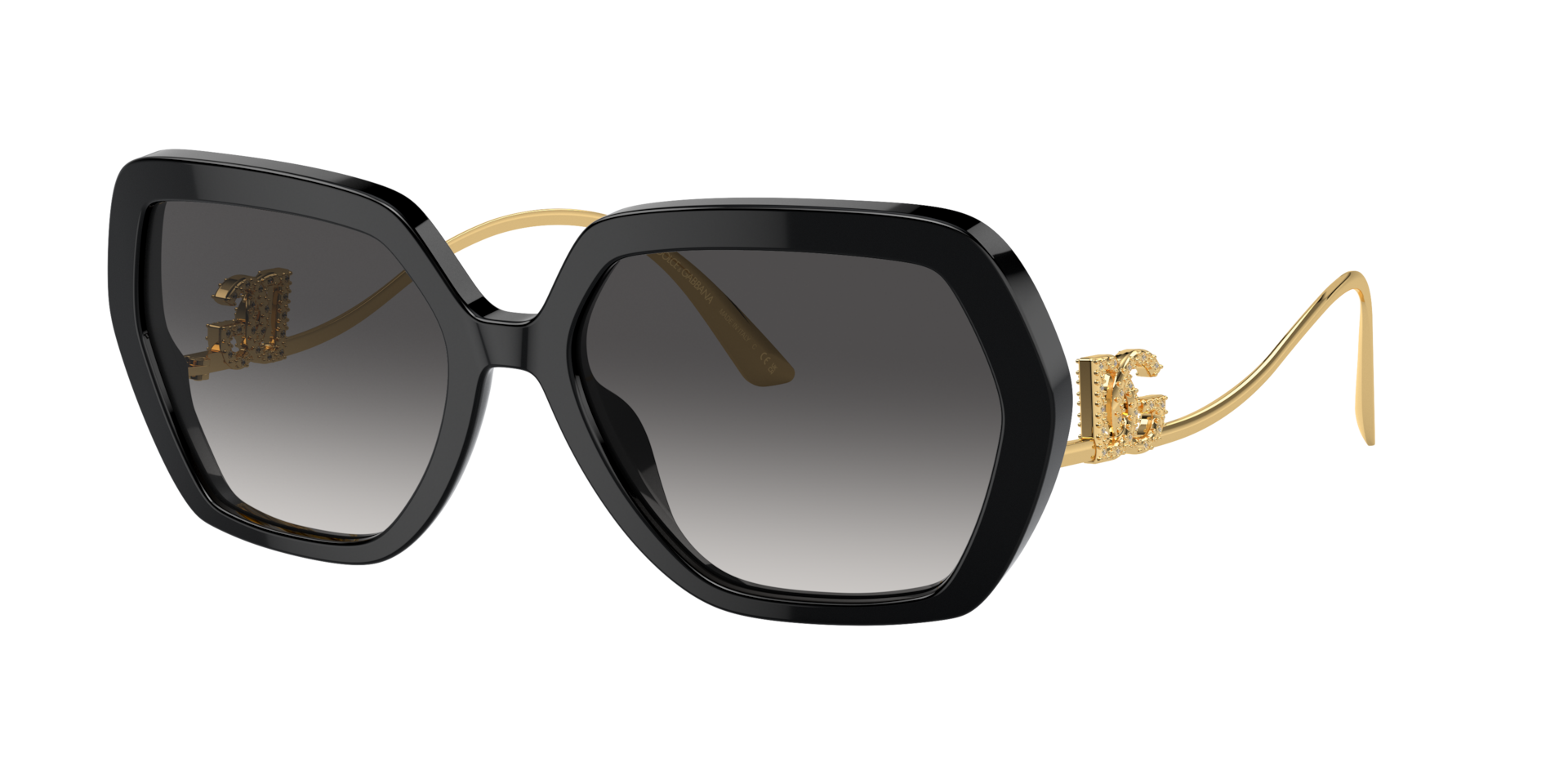 DolceGabbana Femme Sunglass DG4468B - Couleur du Monture Noir Couleur de Lentille Dgrad Gris 184 €