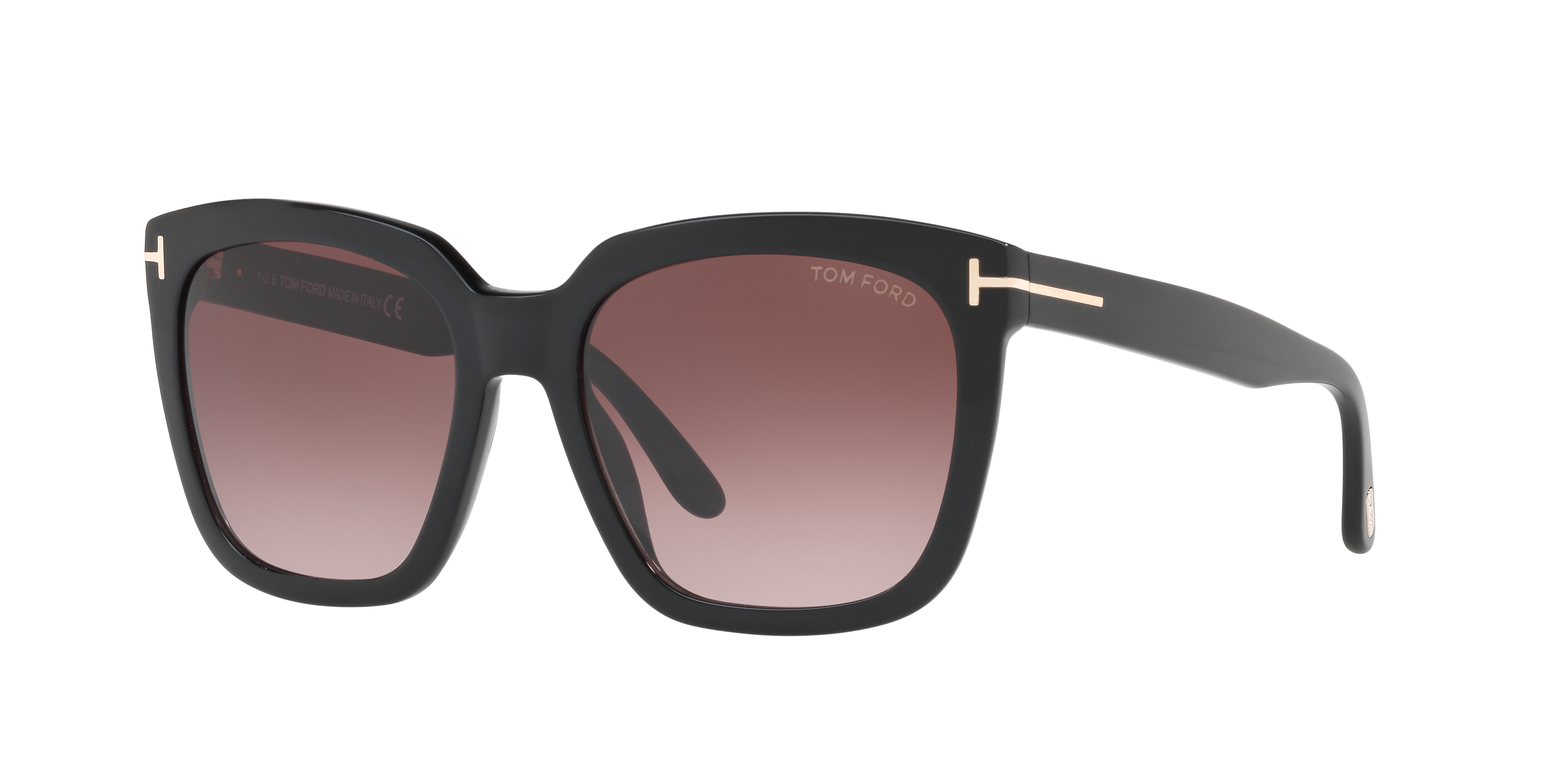 Tom Ford FT0502 M (55 - 18) with Red lenses and Black frame