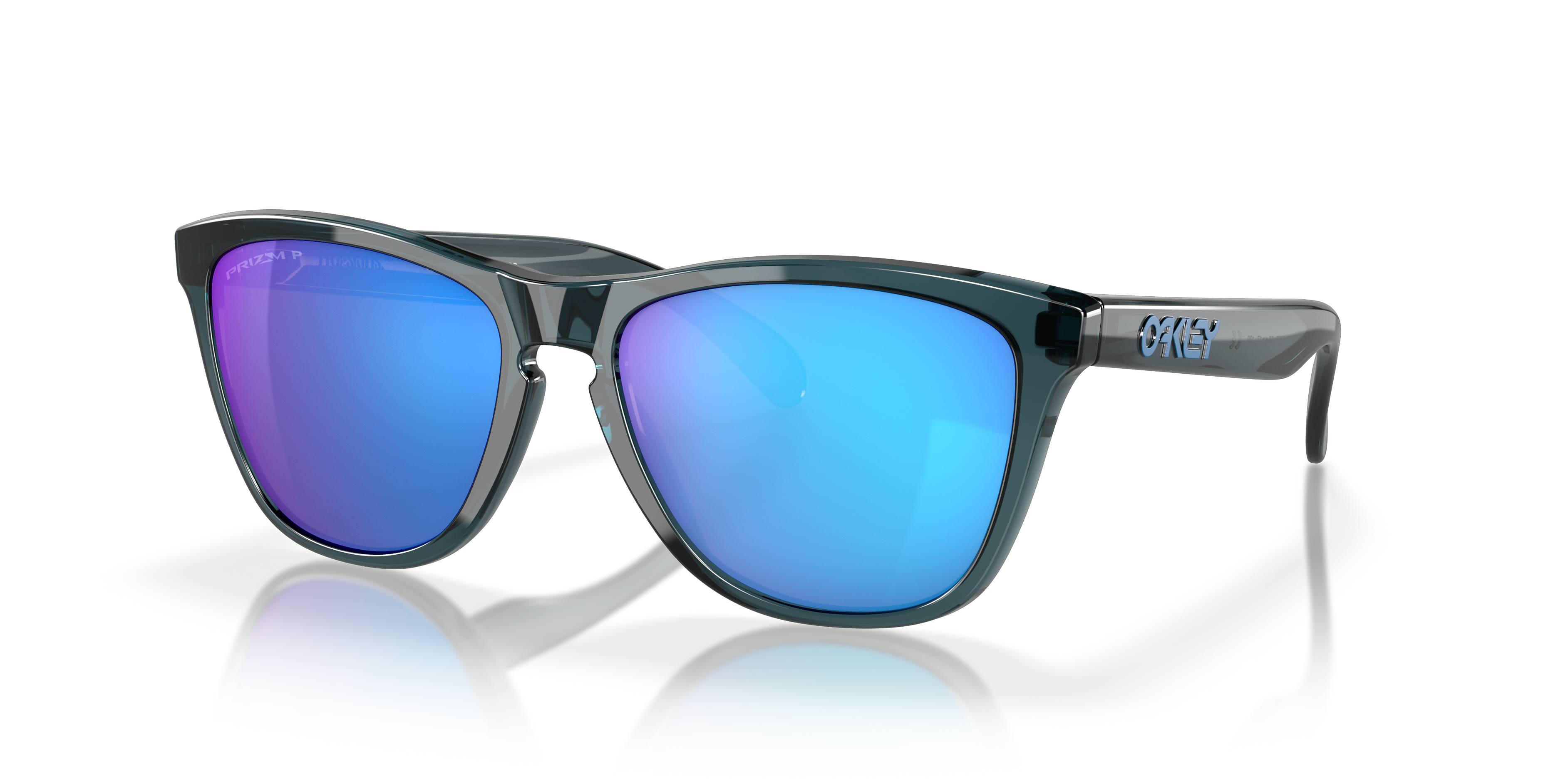 Oakley Frogskins™ XL (55 - 17) with Blue lenses and Black frame