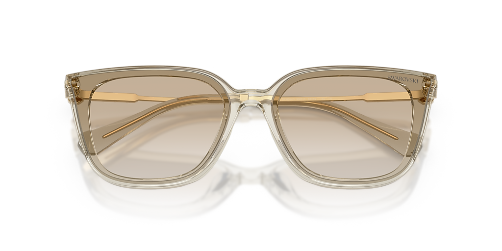Swarovski SK6054D XXL (63 - 15) with Grey lenses and Beige frame