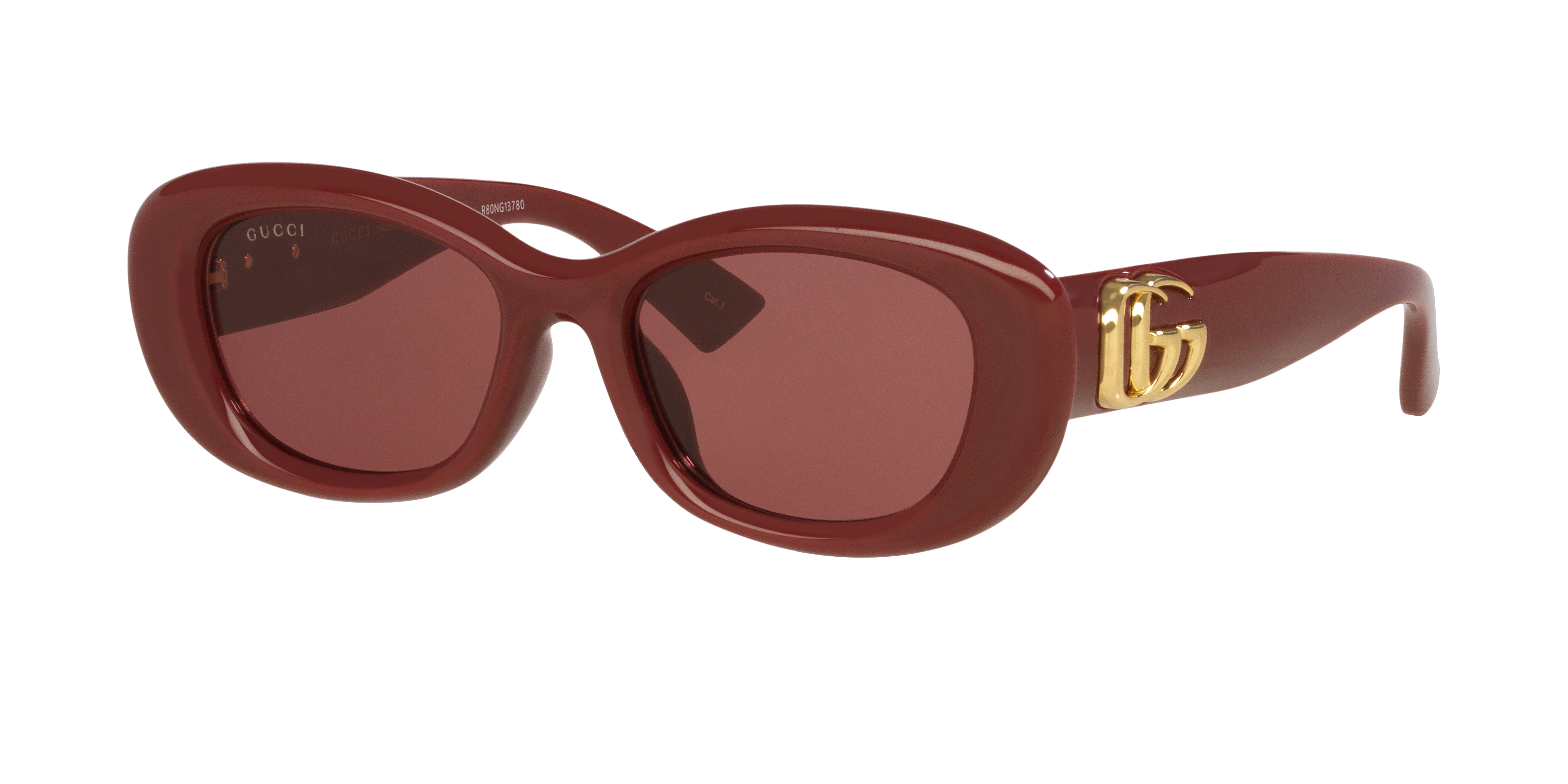 Gucci GG1829SK S (53 - 18) with Red lenses and Red frame