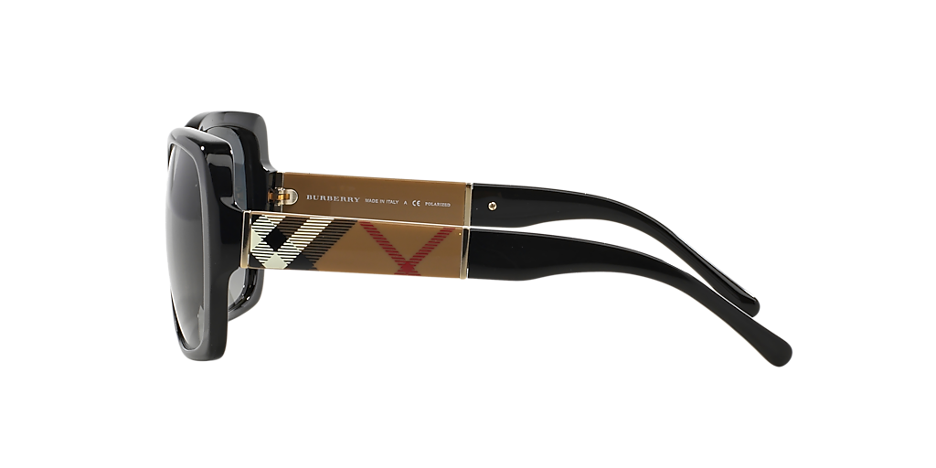 Burberry BE4160 M (58 - 17) with Grey lenses and Black frame