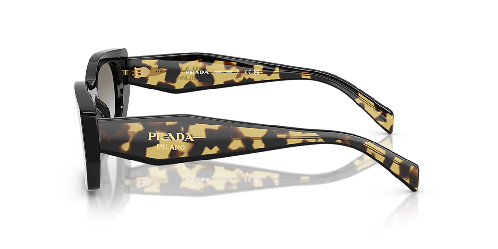 Prada PR B05S M (53 - 19) with Grey lenses and Black frame