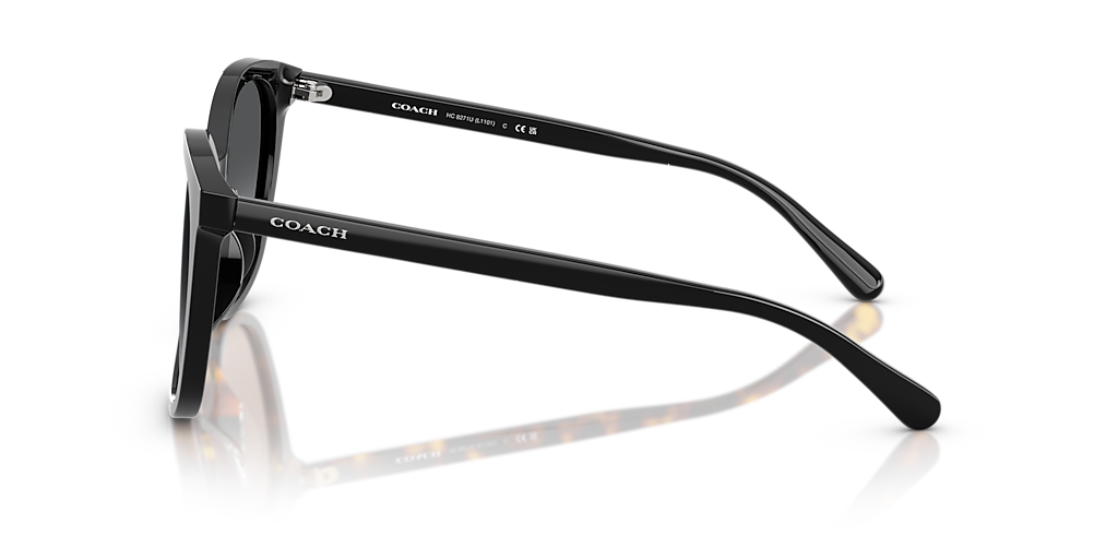 Coach L1101 M (57 - 16) with Grey lenses and Black frame