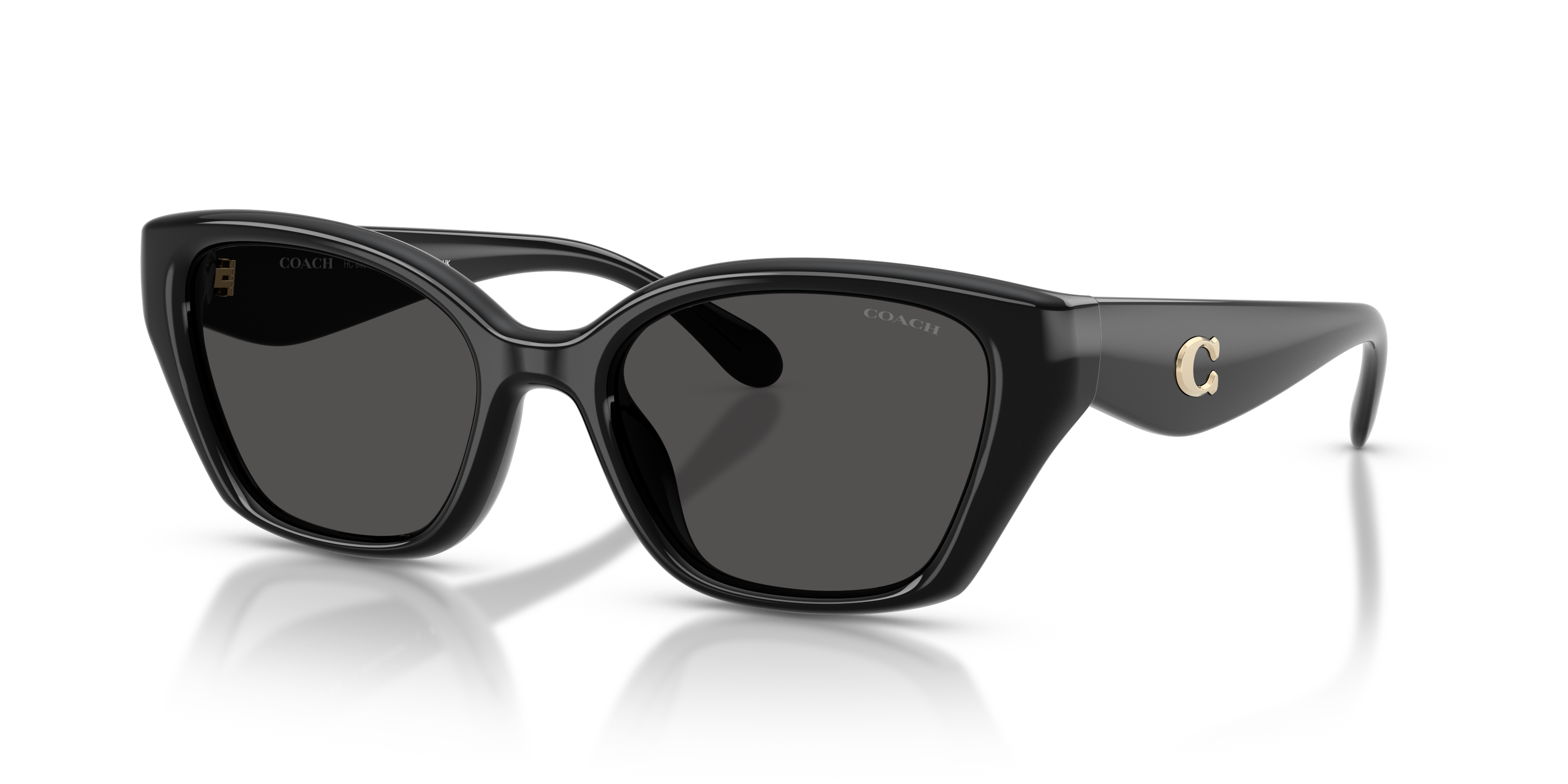 Coach CBY91 M (53 - 19) with Grey lenses and Black frame