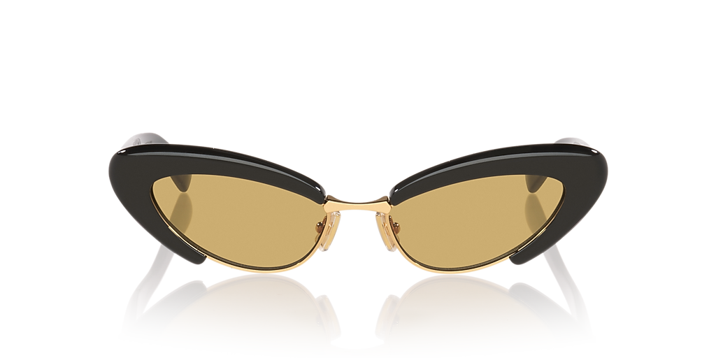 Bottega Veneta BV1387S S (54 - 17) with Yellow lenses and Black
