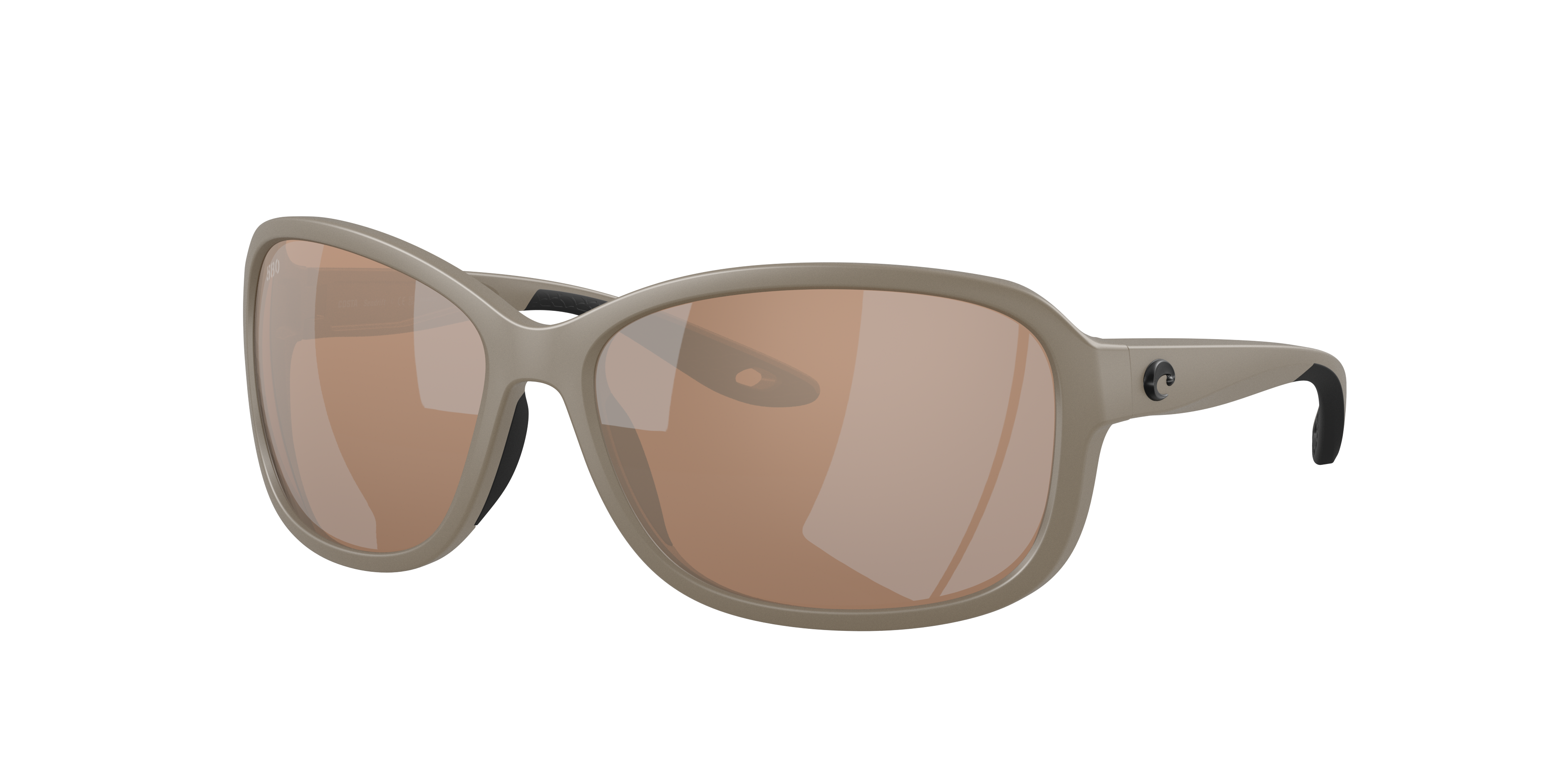Costa Woman Sunglass Seadrift -  Frame color: Matte Sand, Lens color: Copper Silver Mirror