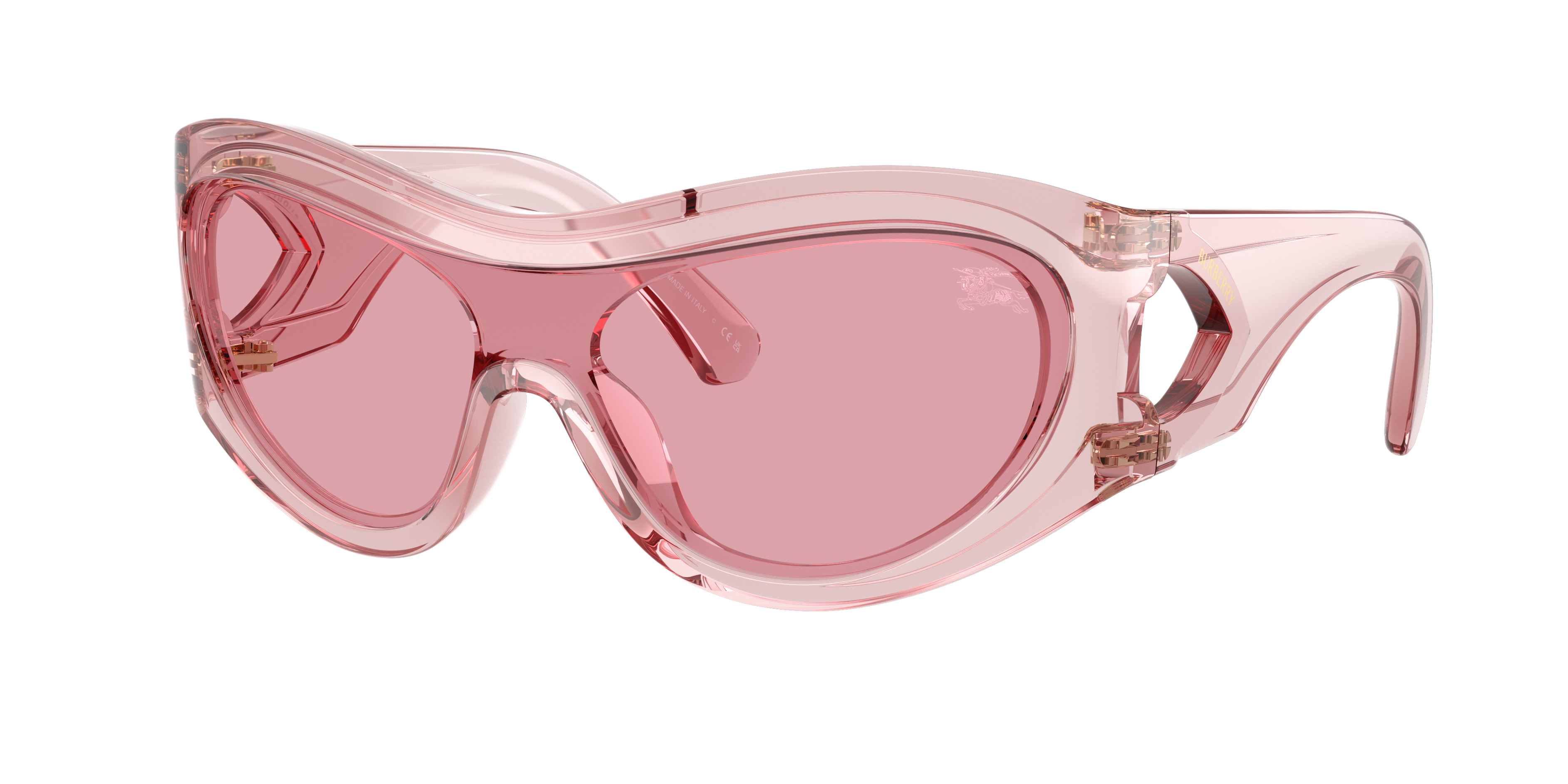 Burberry BE4465 L (0 - 138) with Pink lenses and Pink frame