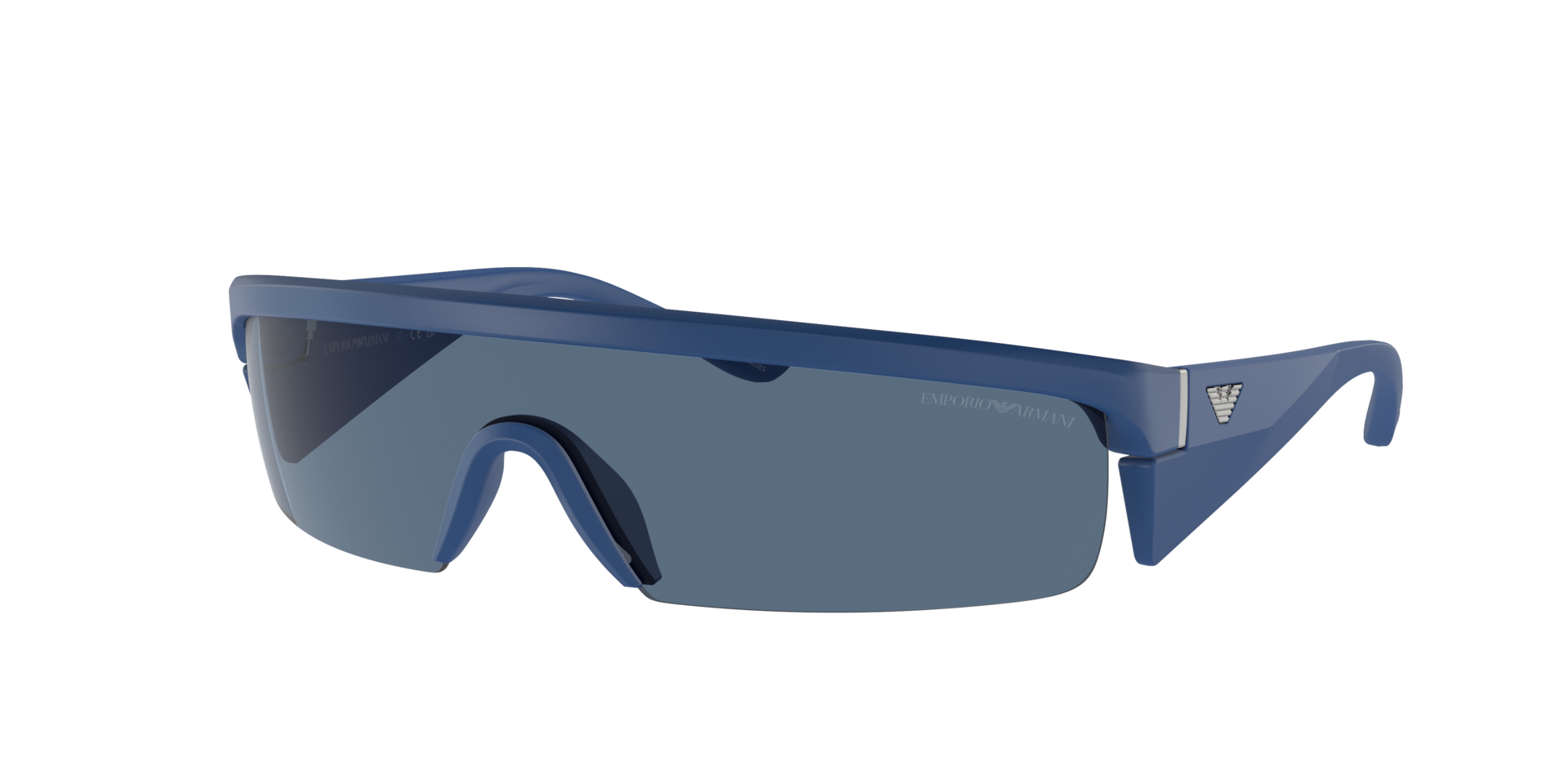 Emporio Armani Man Sunglass EA4204U -  Frame color: Matte Bluette, Lens color: Dark Blue