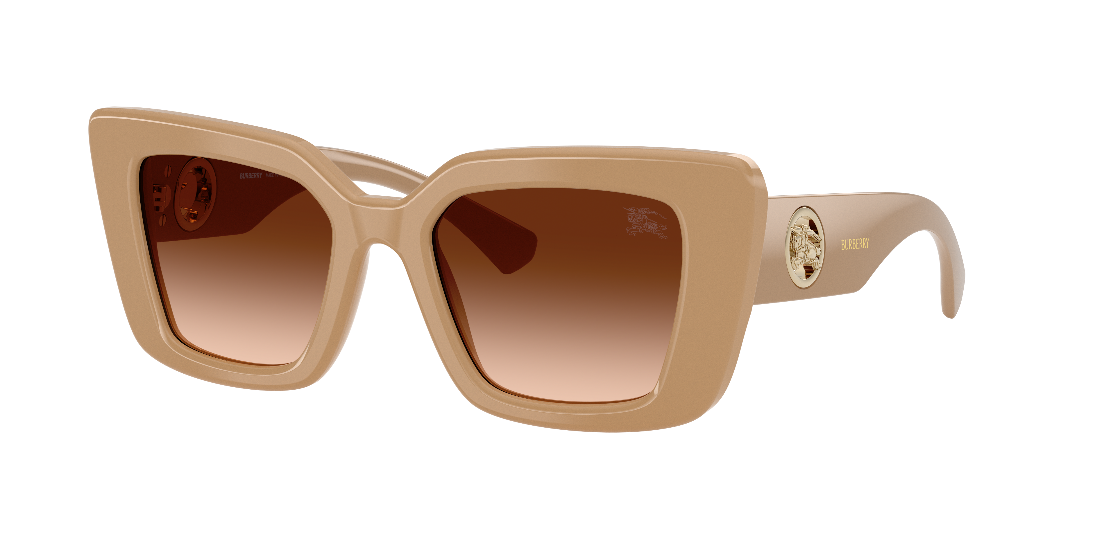 Burberry BE4476 S (51 - 20) with Brown lenses and Beige frame