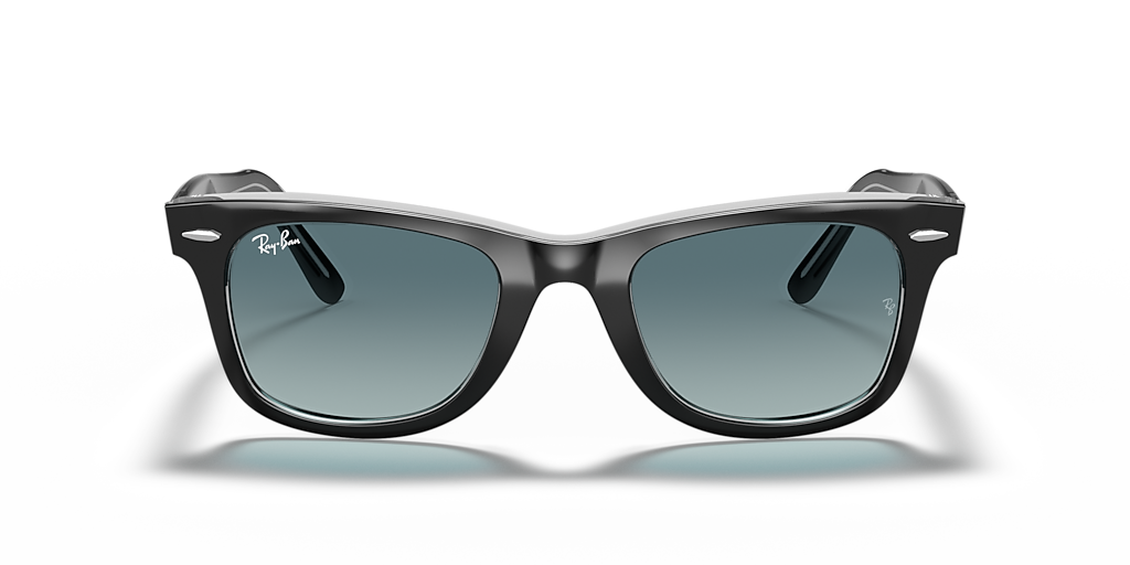 Ray-Ban Original Wayfarer Bicolor L (50 - 22) with Blue lenses and
