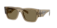 Prada PR 10ZS L (54 - 20) with Grey lenses and Black frame