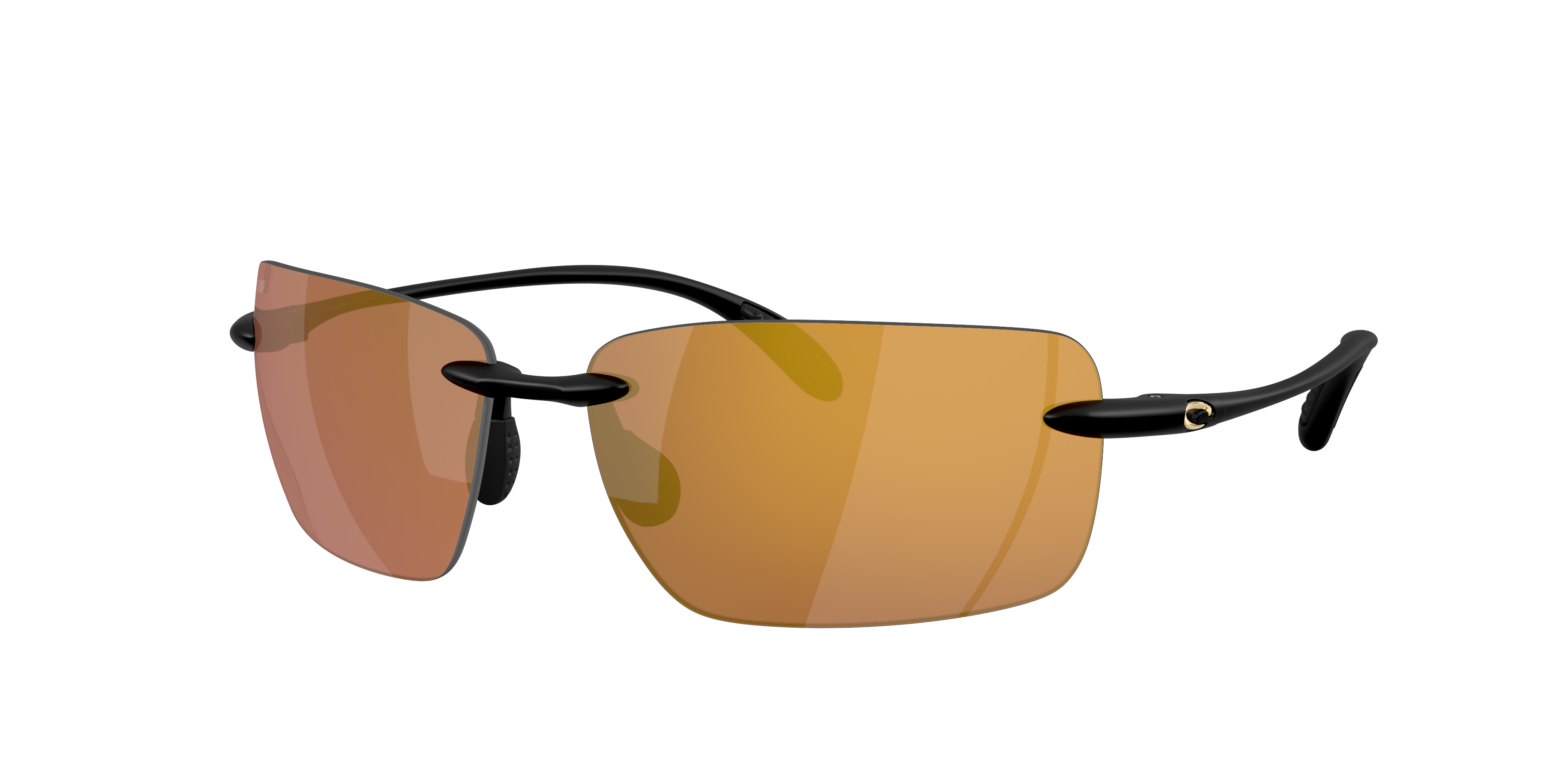 Costa Man Sunglass Gulf Shore -  Frame color: Matte Black, Lens color: Gold Mirror