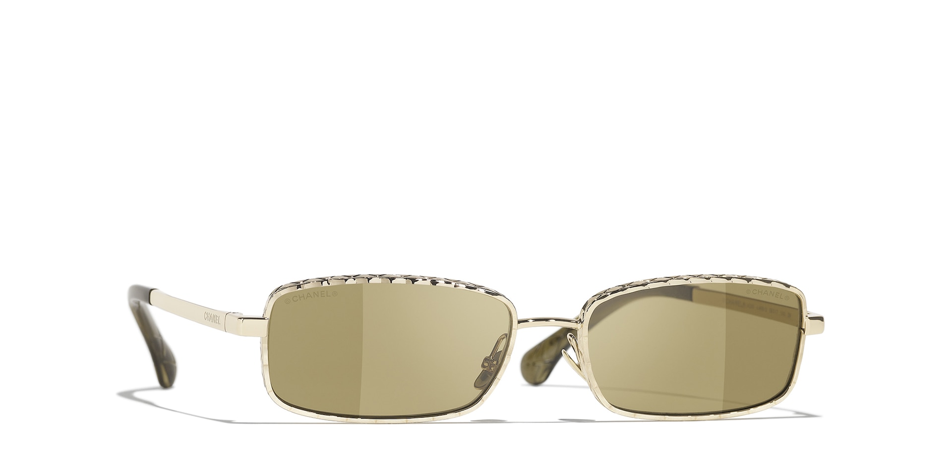 Chanel , Sunglasses, Female, Yellow, 58 Mm, C4682 Sunglasses - Image 2