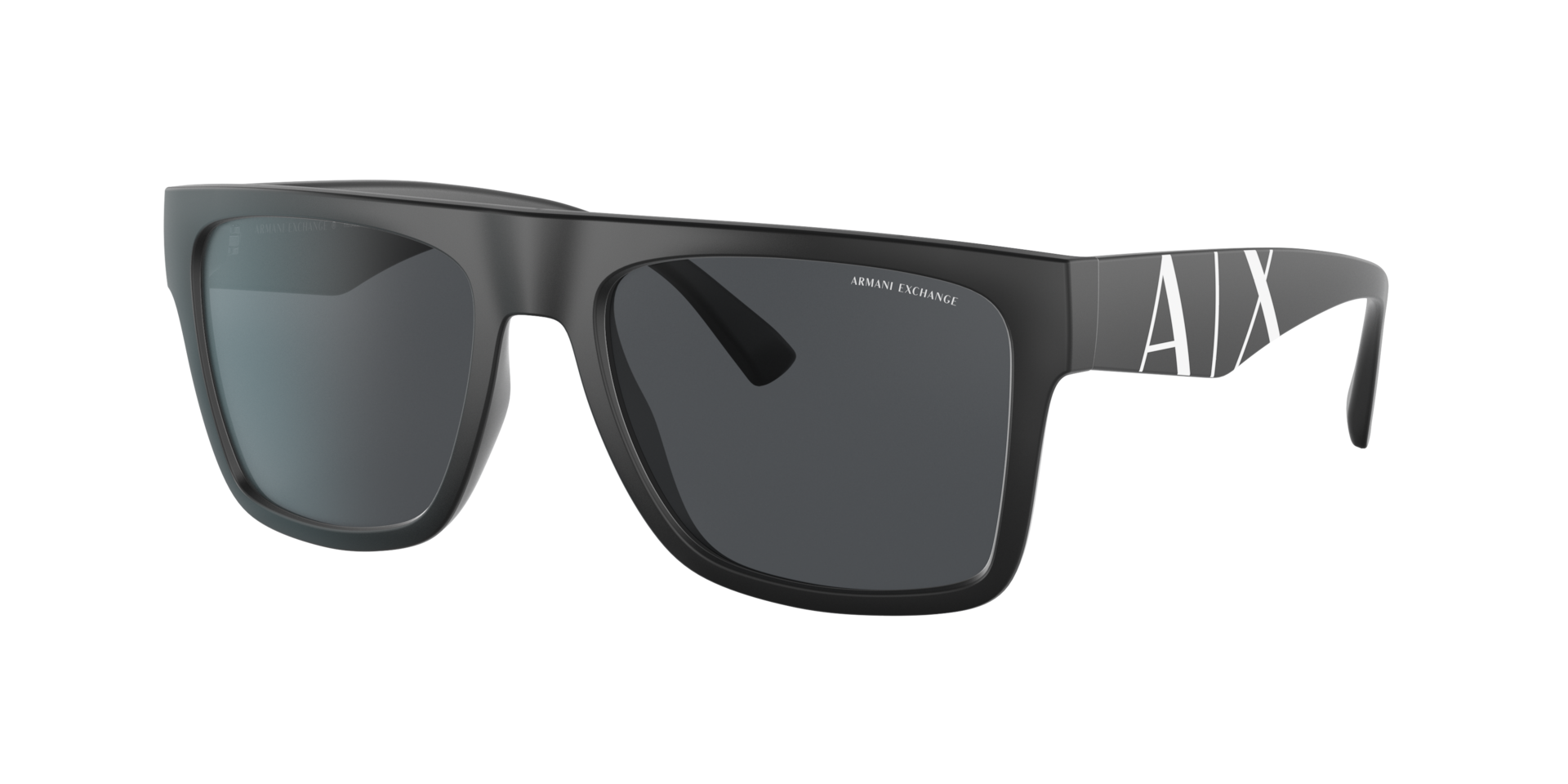 Armani Exchange Man Sunglass AX4113S -  Frame color: Matte Black, Lens color: Dark Grey