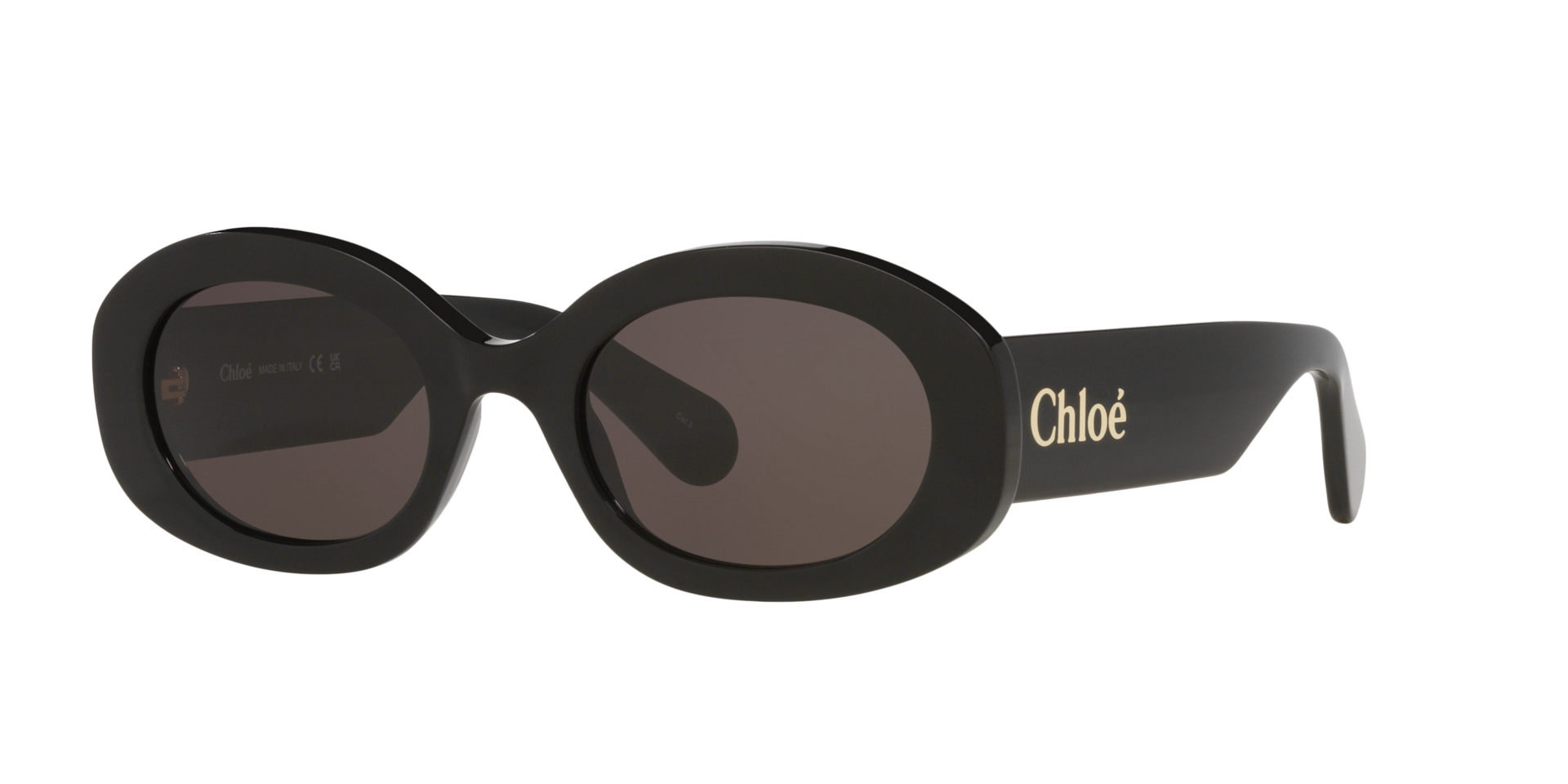 Chloé CH0258S S (53 - 22) with Grey lenses and Black frame