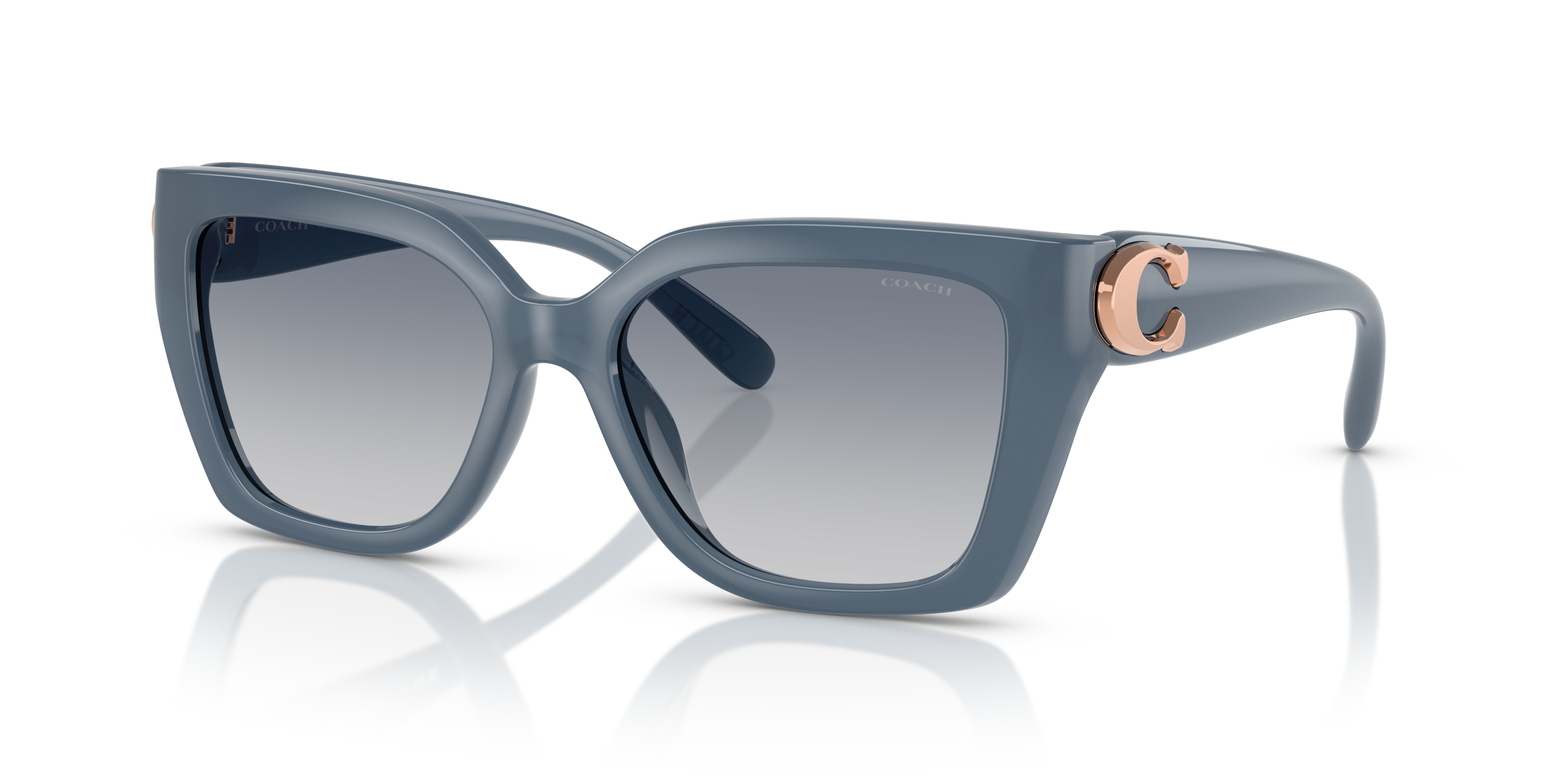 Coach CW195 M (55 - 17) with Blue lenses and Blue frame | Sunglass