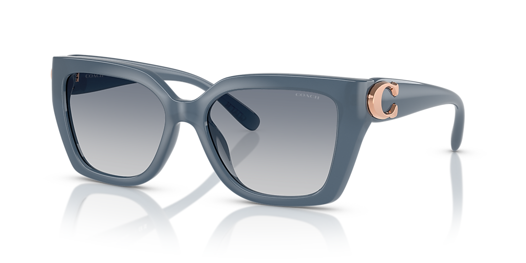 Coach CW195 M (55 - 17) with Blue lenses and Blue frame | Sunglass