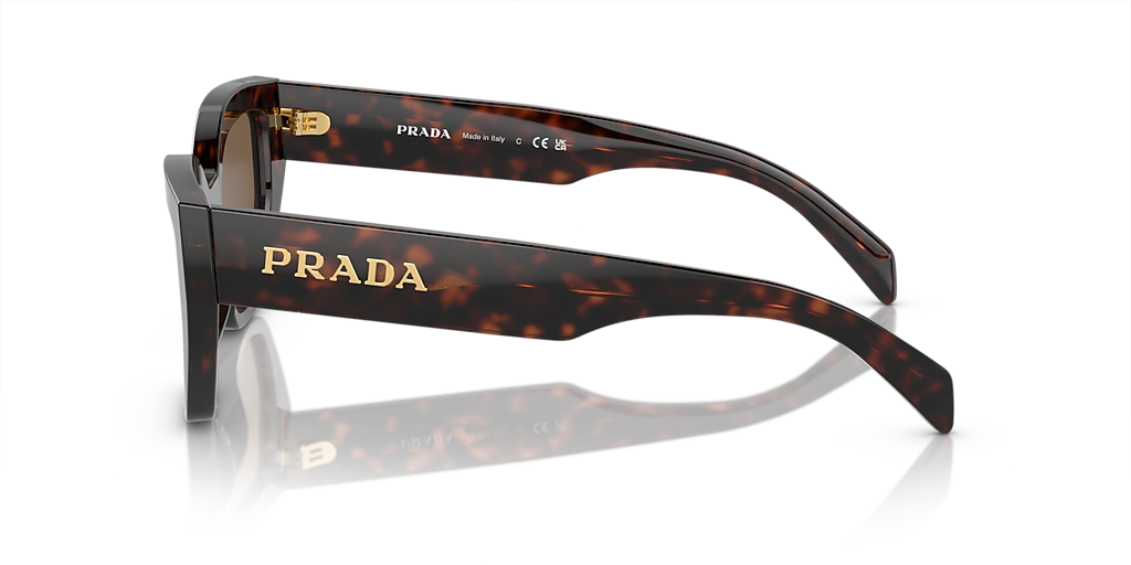 Prada PR A09S M (53 - 18) with Brown lenses and Brown frame