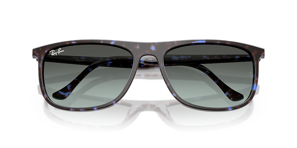 Ray-Ban RB2216 XL (58 - 18) with Blue lenses and Blue frame
