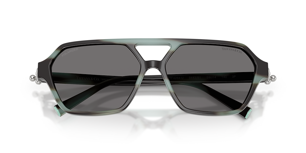 Tiffany & Co. TF4264U XXL (58 - 14) with Grey lenses and Tortoise