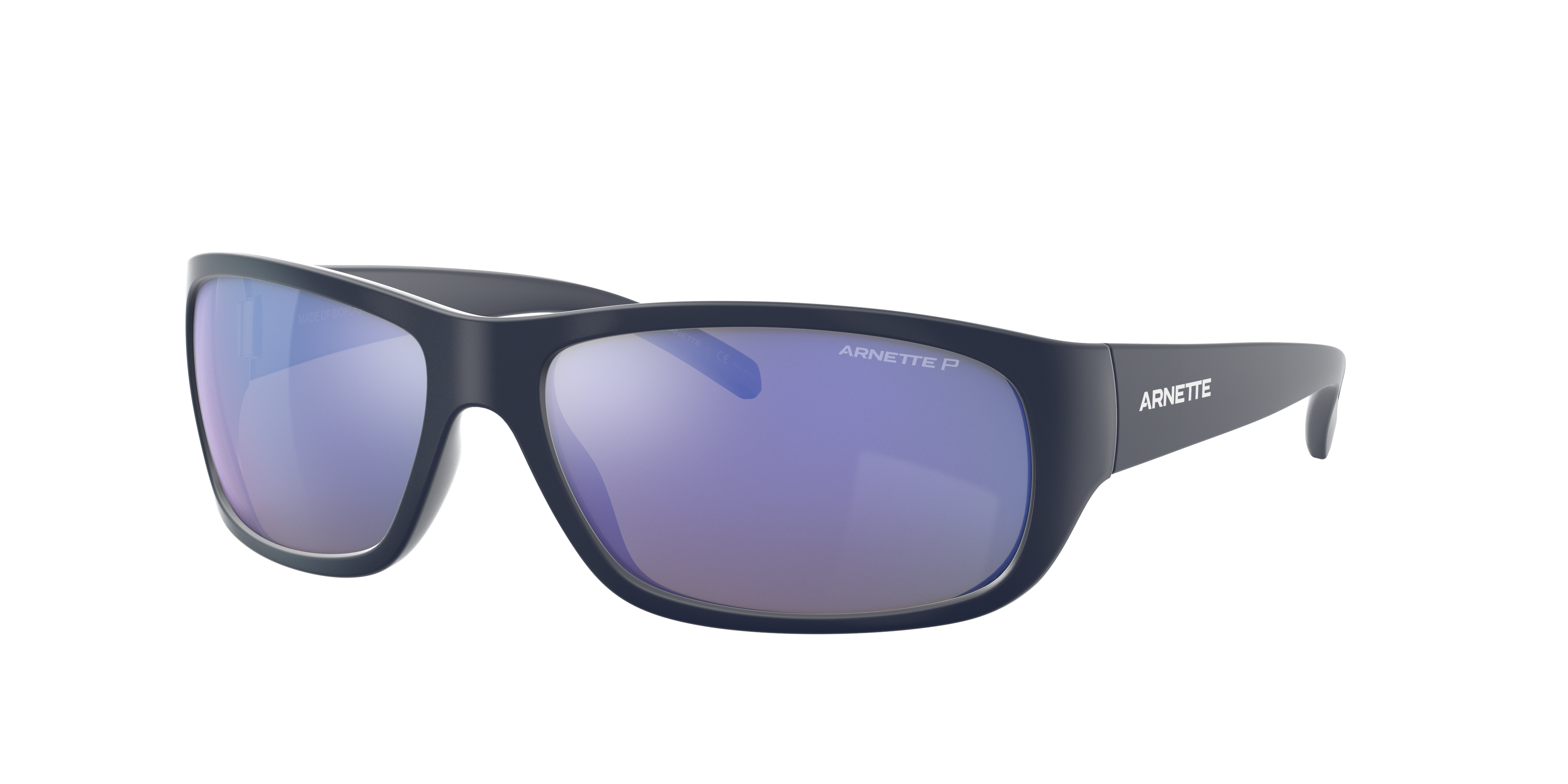 Arnette Man Sunglass Uka-Uka -  Frame color: Matte Blue, Lens color: Grey Polarized