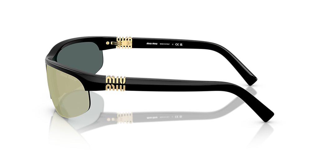 Miu Miu MU A02S M (70 - 14) with Grey lenses and Black frame