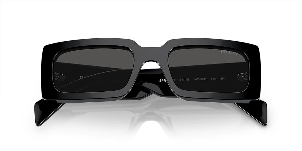 Prada PR A07SF S (54 - 18) with Grey lenses and Black frame