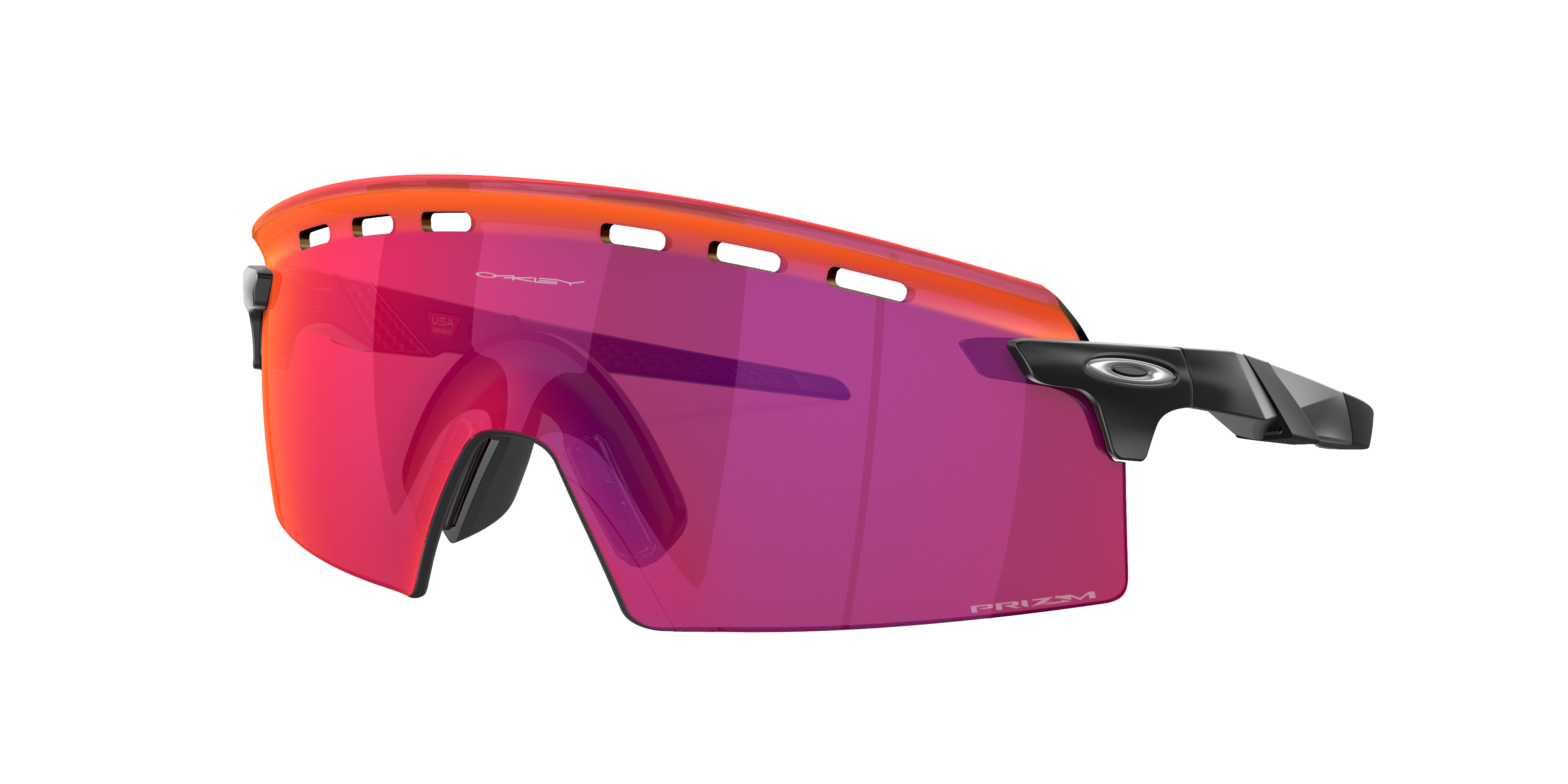 Oakley Man Sunglass Encoder Strike -  Frame color: Matte Black, Lens color: Prizm Road