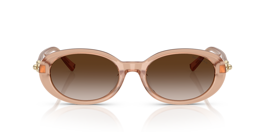 Tiffany & Co. TF4242D XXL (54 - 19) with Brown lenses and Pink