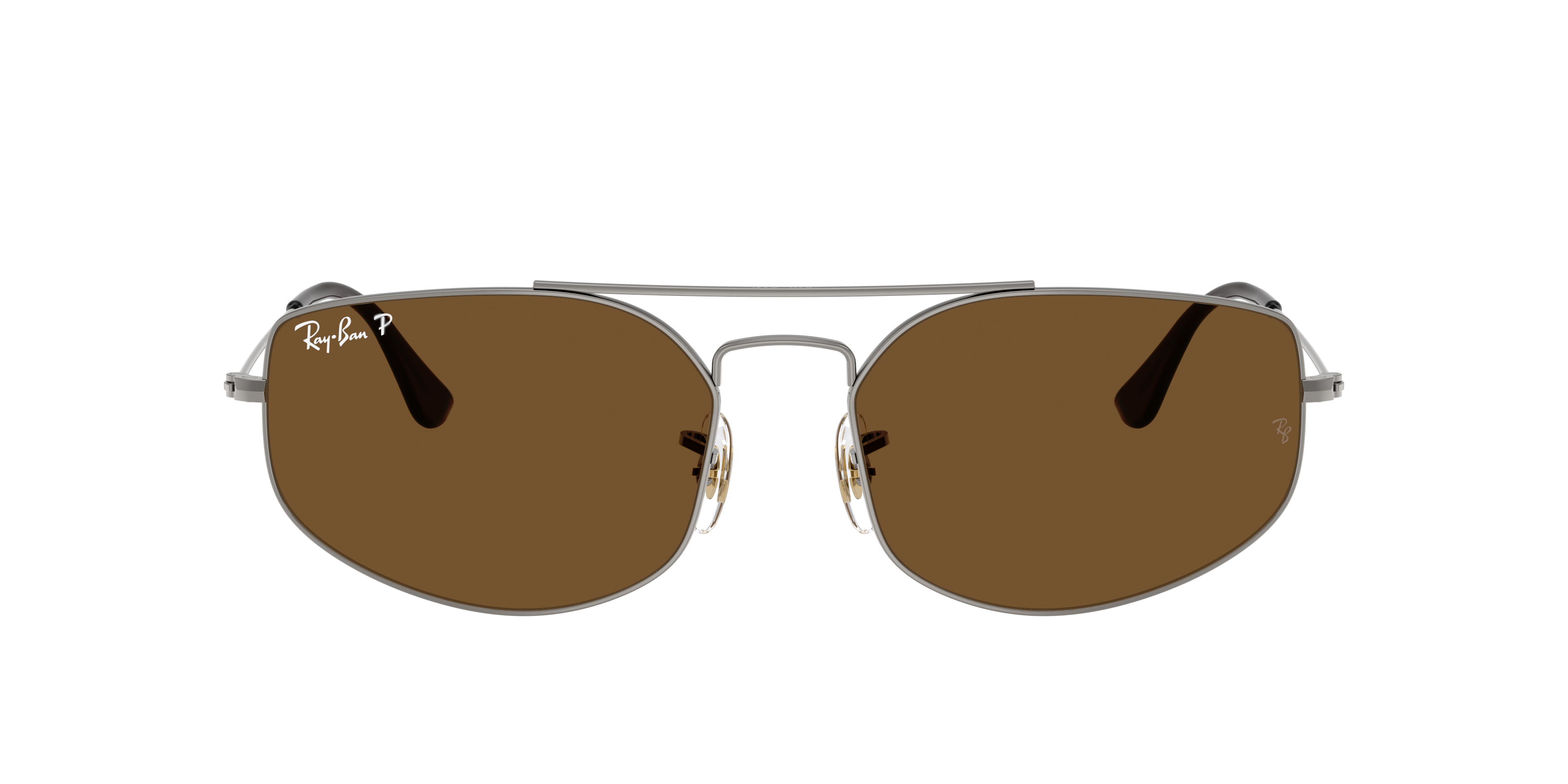 Ray-Ban Explorer V XXL (60 - 17) com Lentes Marrom e Armação Cinza