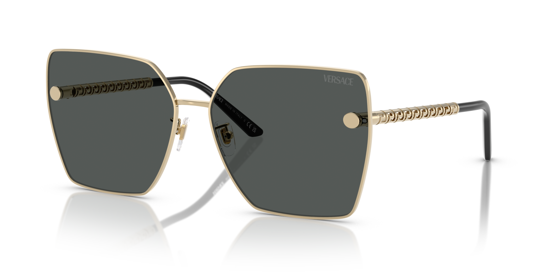 Versace VE2270D M (63 - 15) with Grey lenses and Gold frame