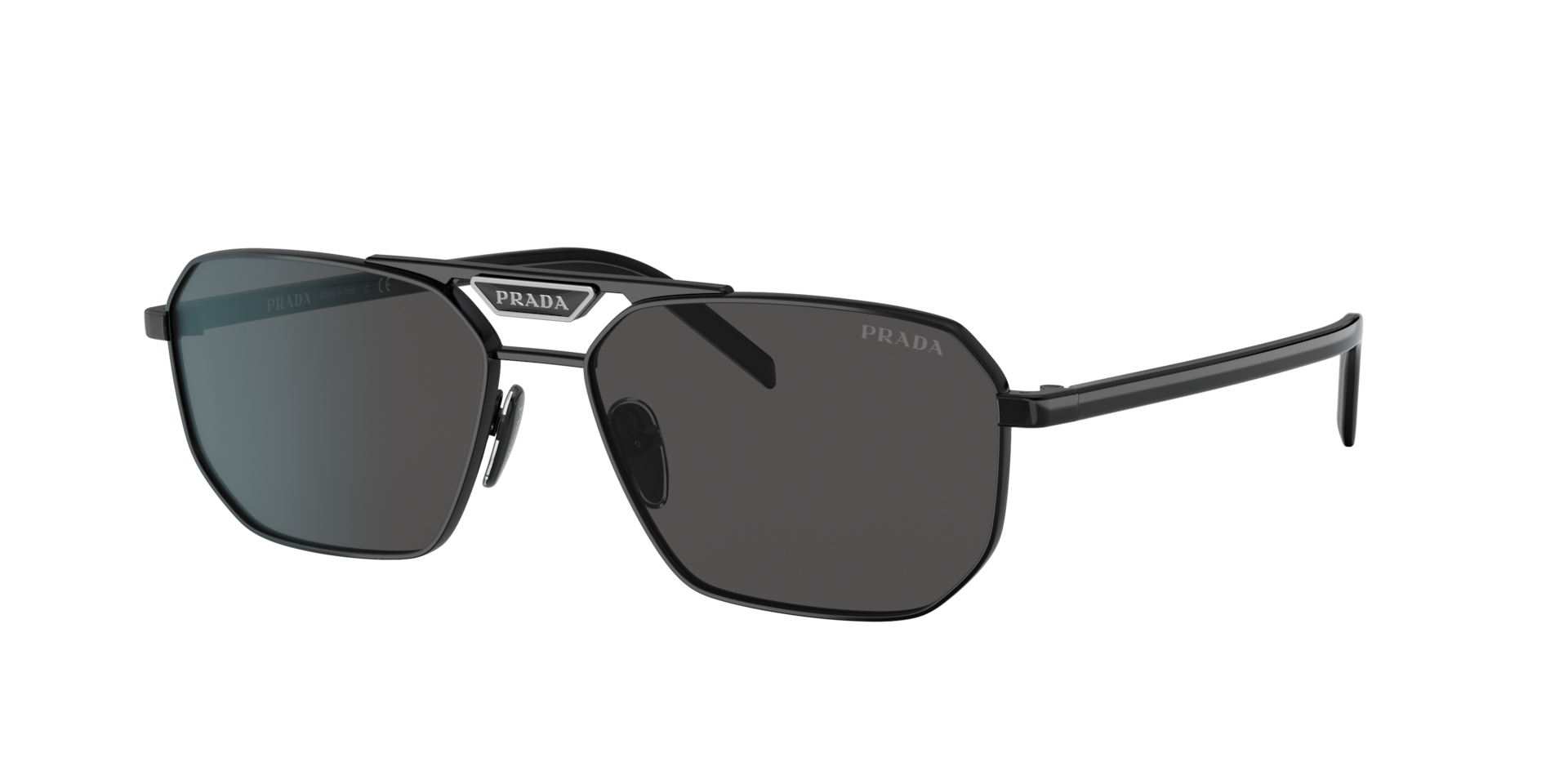 Prada Homme Sunglass PR 58YS - Couleur du Monture Noir Couleur de Lentille Gris fonc 231 €