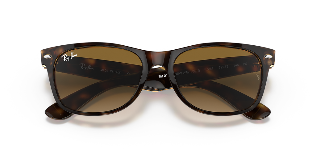 Ray-Ban New Wayfarer Classic S (52 - 18) with Brown lenses and