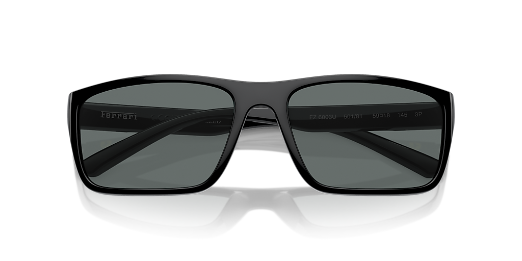 Scuderia Ferrari FZ6003U XL (59 - 18) with Grey lenses and Black