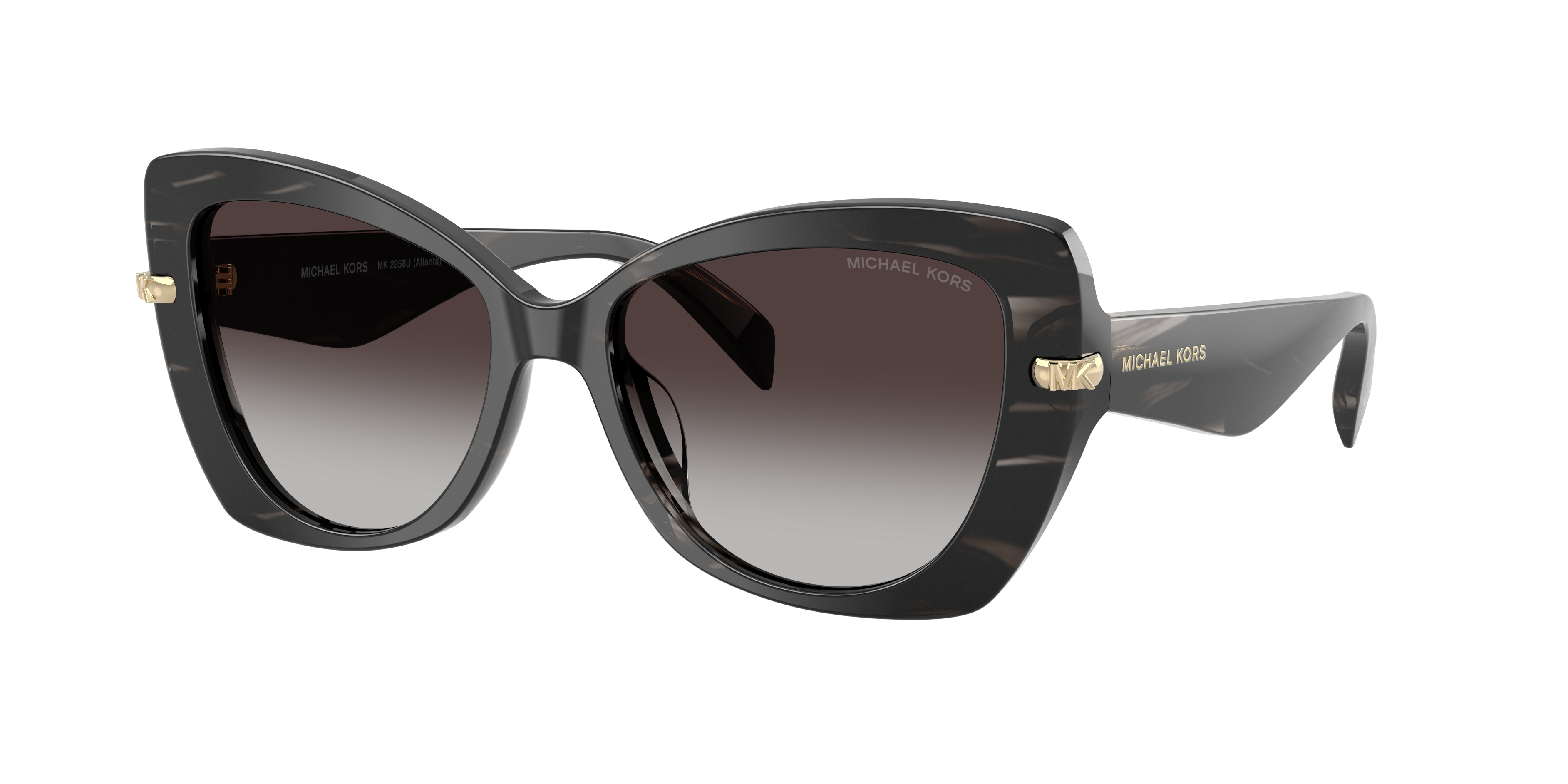 Michael Kors Atlanta L (55 - 17) with Grey lenses and Black frame