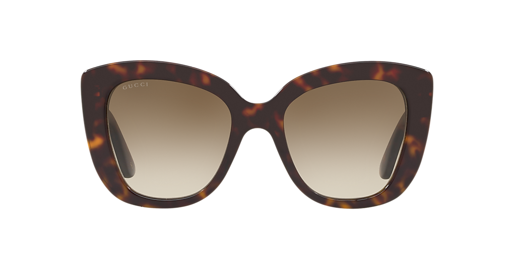 Gucci GG0327S S (52 - 20) with Brown lenses and Tortoise frame