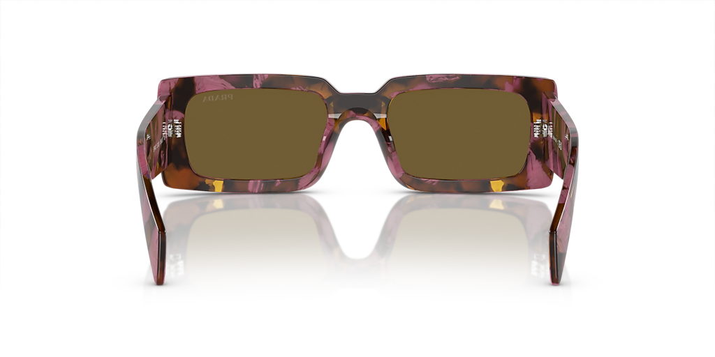 Prada PR A07S XS (52 - 20) with Brown lenses and Violet frame