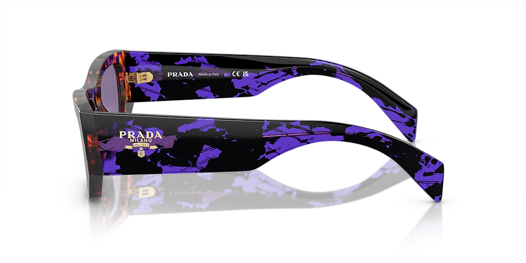 Prada PR A01S M (53 - 20) with Violet lenses and Tortoise frame