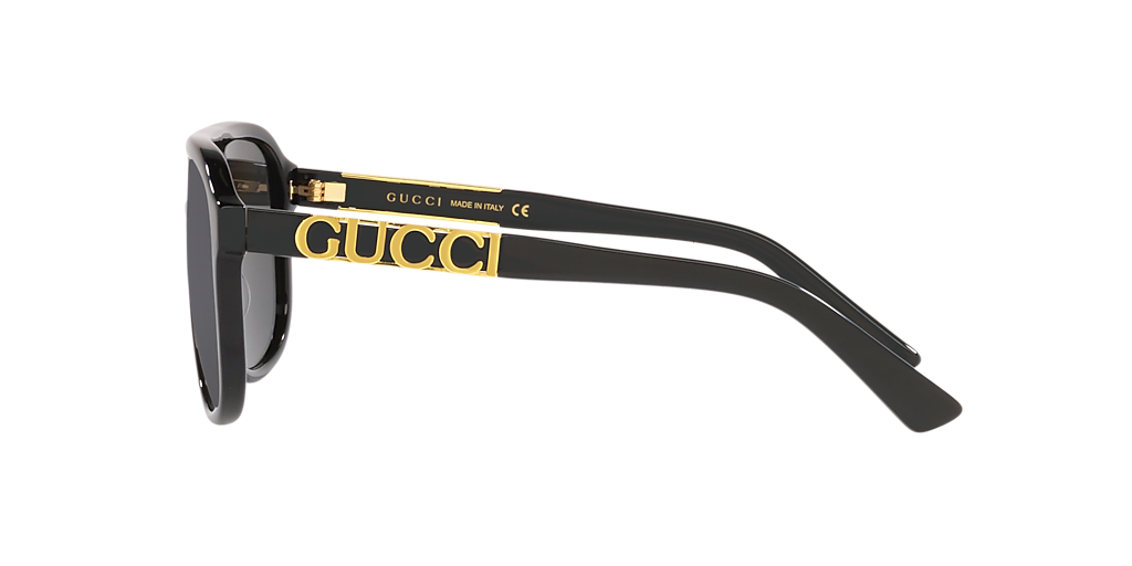 Gucci GG1188S XL (58 - 17) with Grey lenses and Black frame