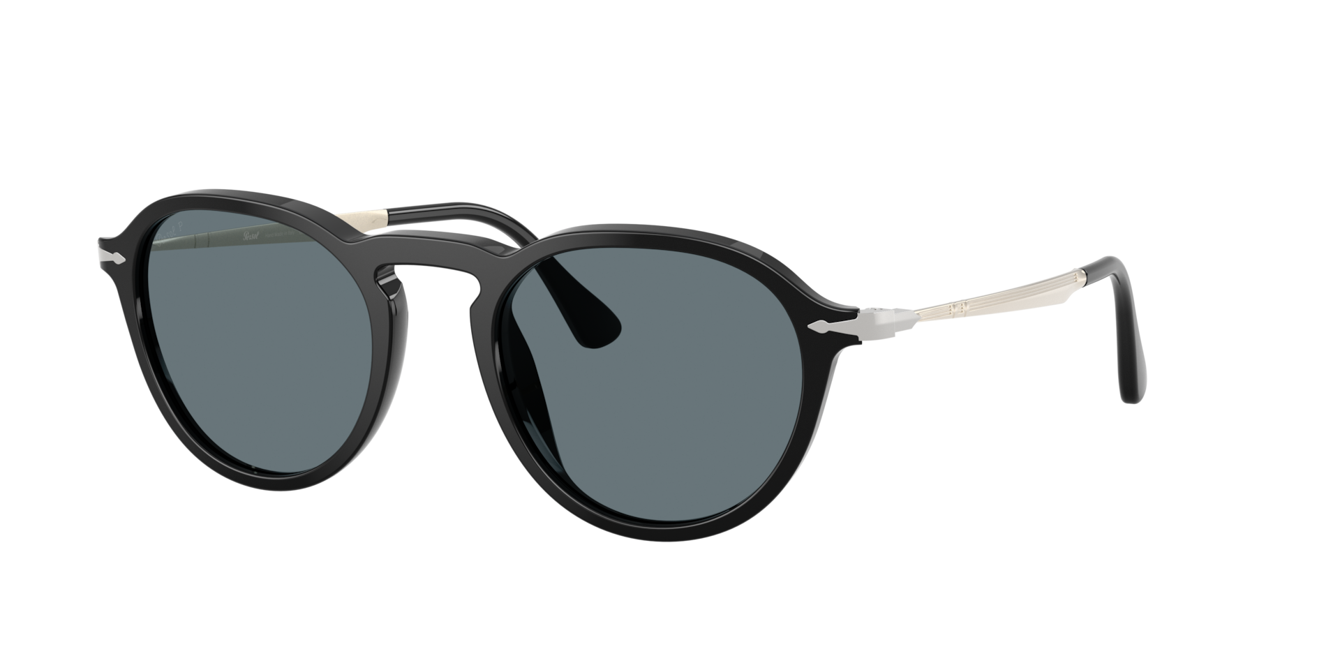 Persol Unisex Sunglass PO3383S -  Frame color: Black, Lens color: Polar Dark Grey