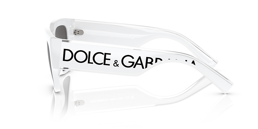 Dolce&Gabbana DG6184 M (52 - 18) with Grey lenses and White frame