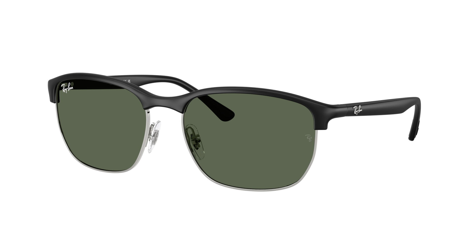 Ray-Ban Unisex Sunglass RB4469 Liteforce - Frame color: Sand Black, Lens color: Dark Green