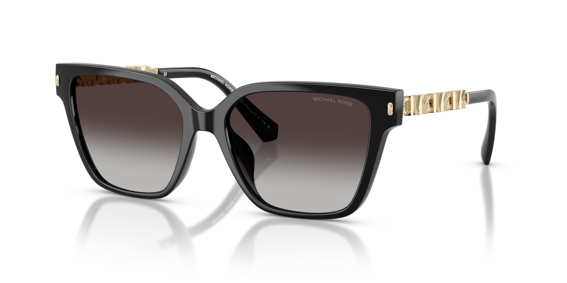 Michael Kors Piedmont L (56 - 17) with Grey lenses and Black frame