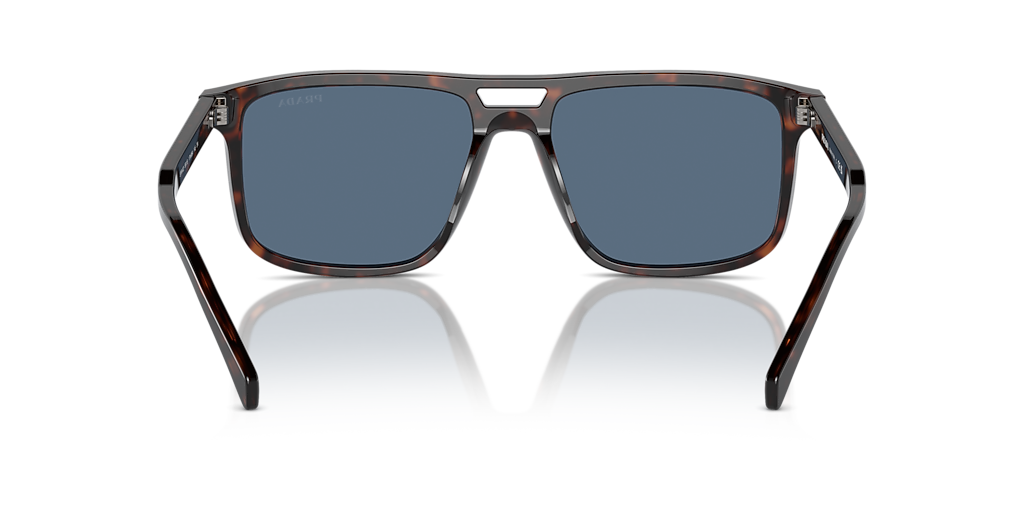 Prada PR A22S XL (58 - 18) with Blue lenses and Tortoise frame