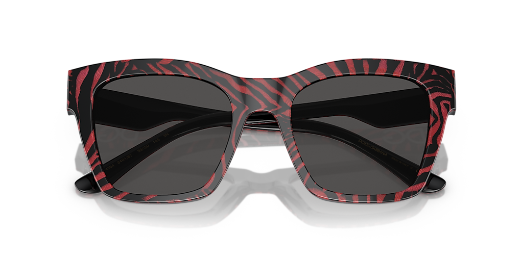 Dolce&Gabbana DG4384 L (53 - 20) with Grey lenses and Red frame