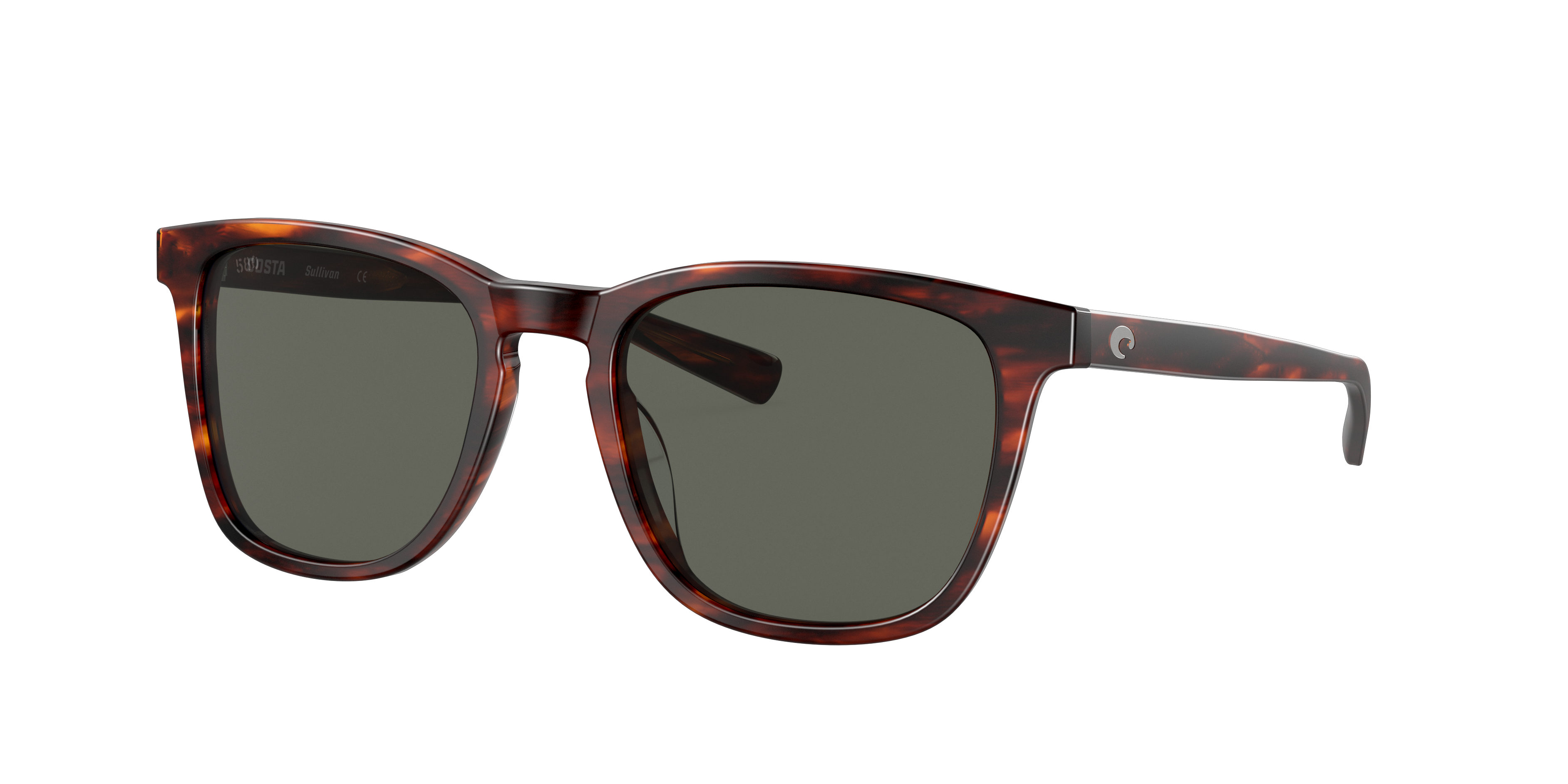 Costa Unisex Sunglass Sullivan -  Frame color: Matte Tortoise, Lens color: Gray