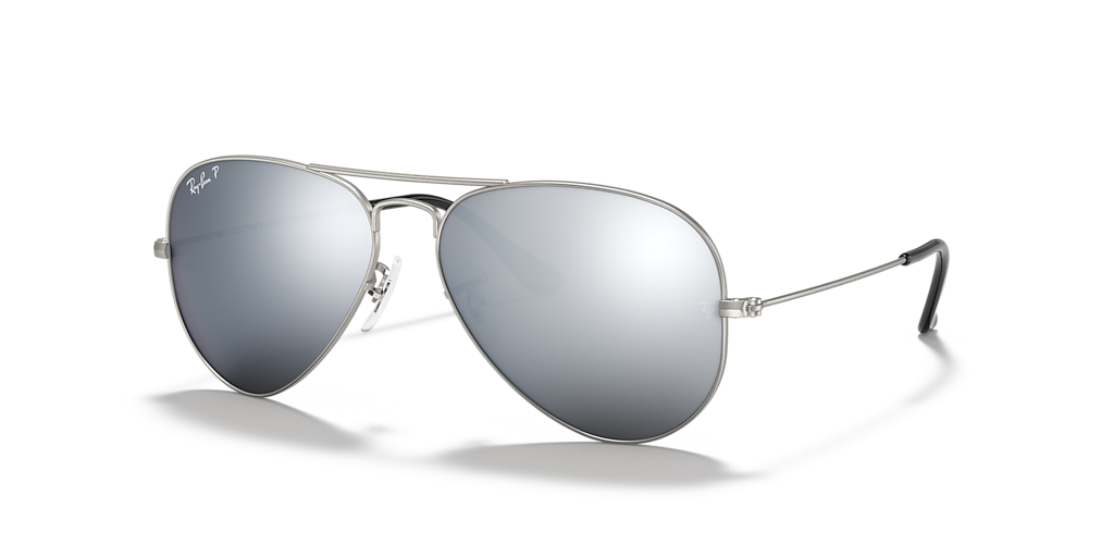 Ray-Ban Aviator Mirror XL (58 - 14) with Classic lenses and Silver
