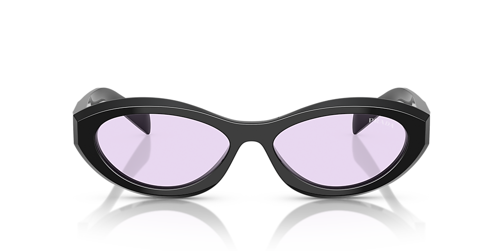 Prada PR 26ZS M (55 - 16) with Violet lenses and Black frame