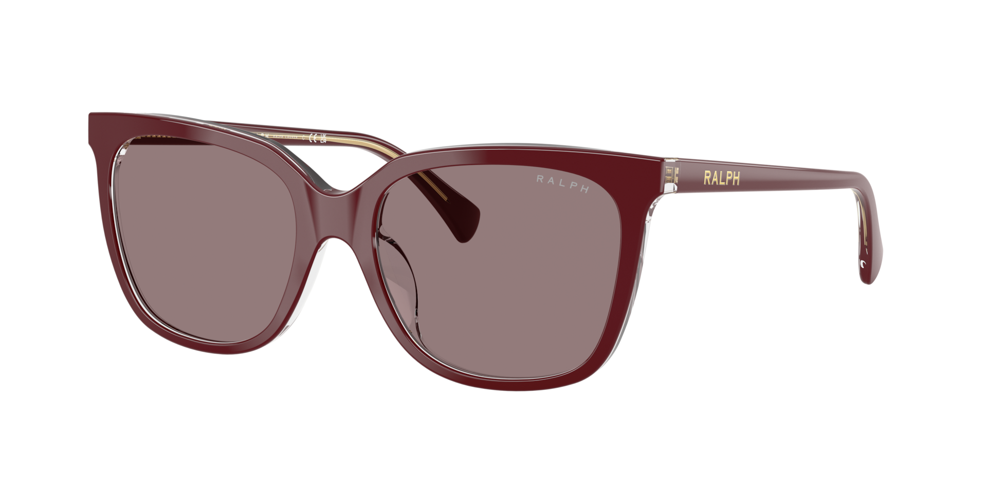 Ralph Femme Sunglass RA5343U - Couleur du Monture Burgundy Transparent Couleur de Lentille Violet 109 €